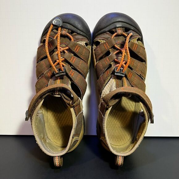 Kids KEEN Newport H2 Brown Waterproof Sandals / Size 5 - Picture 6 of 9